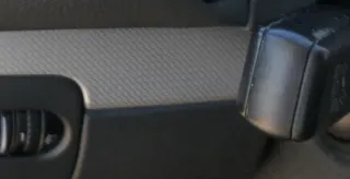 VW Golf 6 5K Leiste Abdeckung Dekor grau silber honeycomb rechts + links - Bild 4
