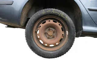 4x Polo 6R 9N Ibiza Felgen 185/60 R14 Winterreifen M+S 6jx15 ET38 Reifen 5-6,5mm - Bild 3