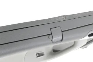 1x VW Passat 3C Kombi Türverkleidung Verkleidung Tür grau Leder Sonnenrollo link - Bild 3