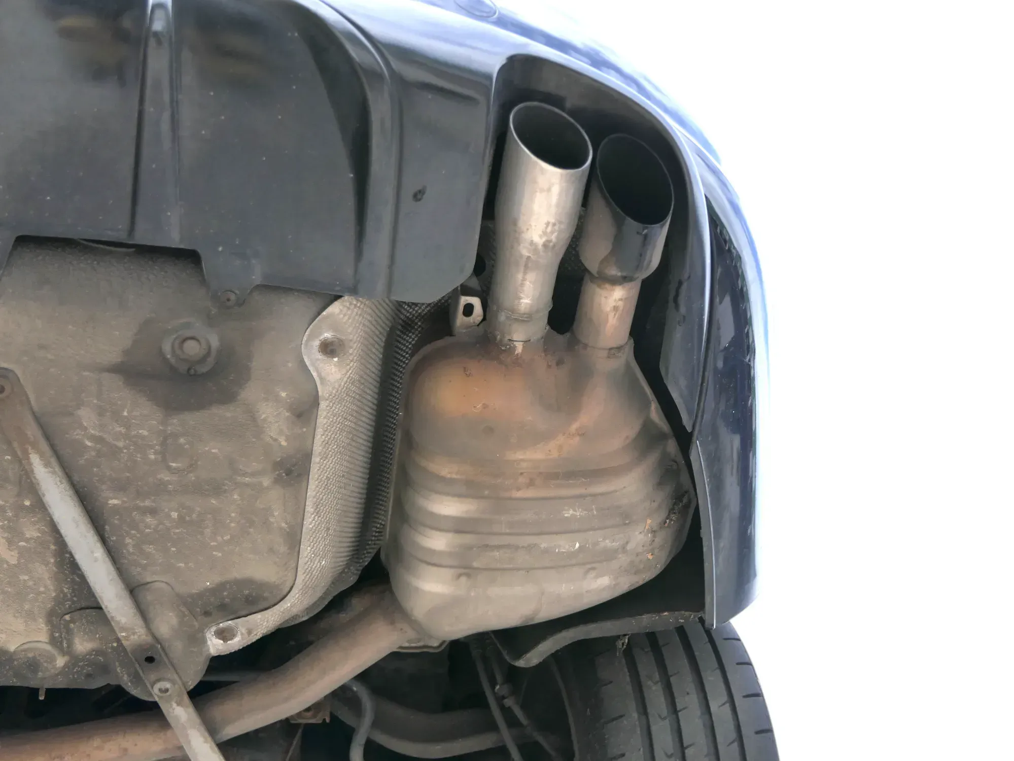 A5 8TA Sportback Endschalldämpfer Enddämpfer 2,0 TFSI Benzin ORIGINAL rechts - Bild 1