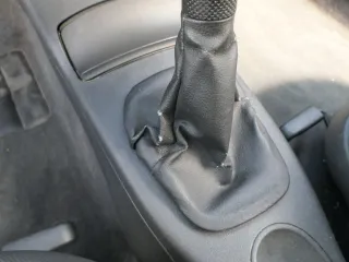 VW Lupo Polo 6N2 Schaltknauf Schaltsack Schaltung Schaltknüppel schwarz Leder - Bild 6