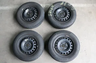 VW Golf 6 Touran 1T 195/65 R15 91T Winterreifen M+S Felgen Reifen M&S ca.7mm Pro - Bild 1