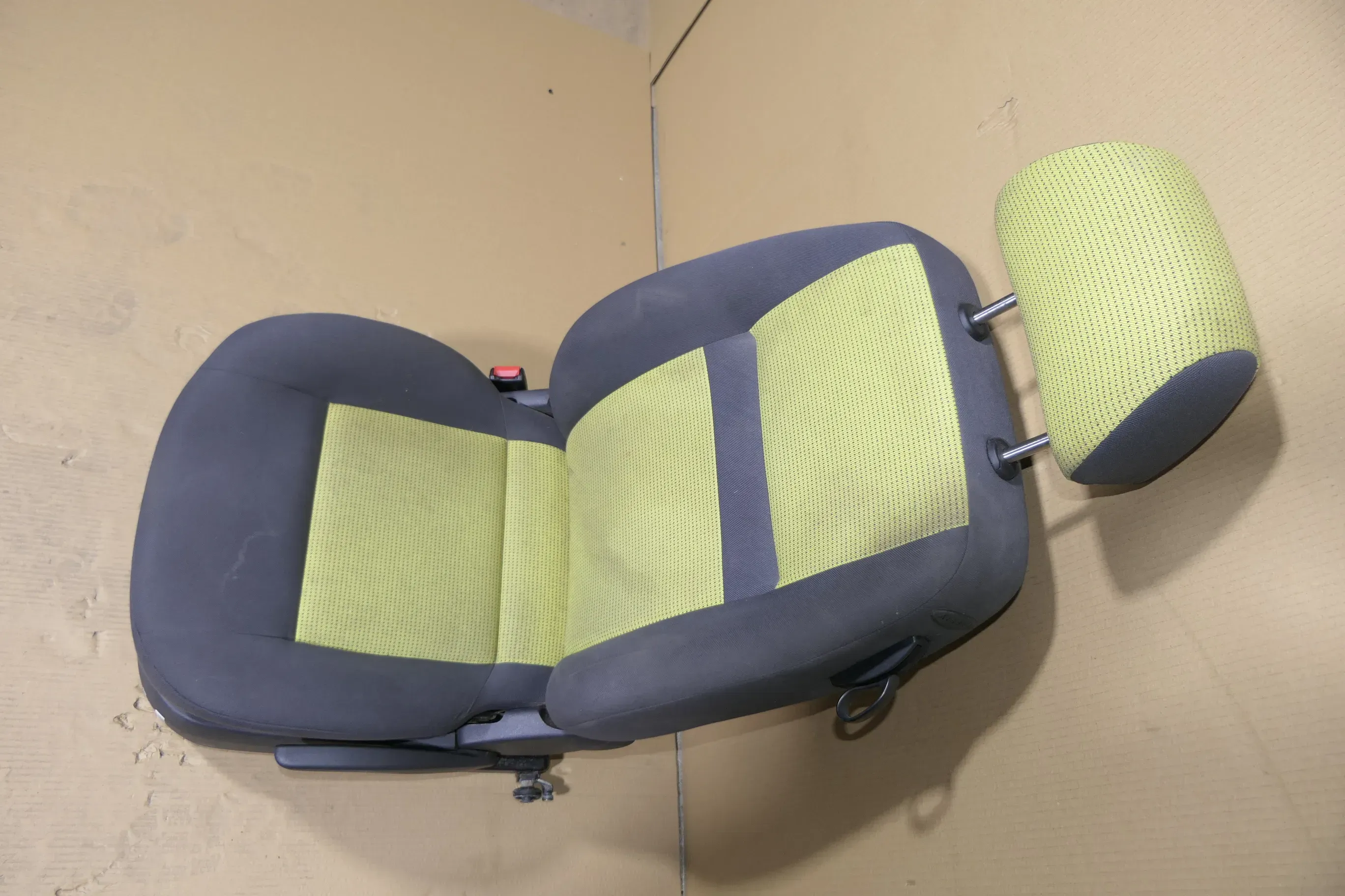 Seat Arosa VW Lupo Sitz vorne links Fahrersitz höhenverstellbar gelb schwarz - Bild 1