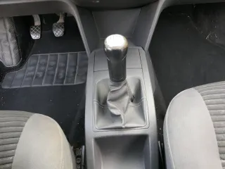 VW Polo 9N 9N3 Schaltknauf Schaltsack Schaltung 6Q1711113G Leder schwarz - Bild 1
