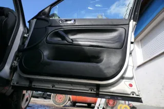 4x Passat 3B Türverkleidung Verkleidung Tür vorne links rechts  - schwarz Leder - Bild 8