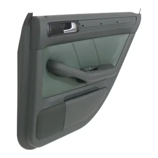 1x Audi A6 4B Türverkleidung Verkleidung Tür hinten rechts Leder grün farngrün - Bild 3