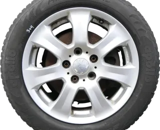 Audi A4 8E A6 4B Alufelgen 205/55 R16 91H Winterreifen Reifen wechseln KBA 46312 - Bild 2