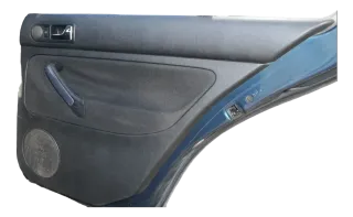 1x VW Golf 4 1J Limousine Türverkleidung Verkleidung Tür hinten rechts schwarz - Bild 4