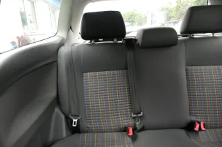VW Polo 9N 9N3 Sitz Rückbank Sitzfläche Sitze 3 Punkt Gurt hinten mit Kopfstütze - Bild 10