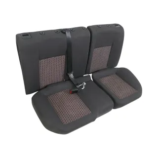 Seat Ibiza 6J Rückbank Lehne Sitz Sitzbank 3-Punkt Sitze -ohne Kopfstütze - Bild 3
