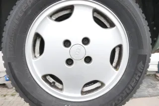 4x Audi A4 100 Alufelgen 195/65 R15 91T Winterreifen Reifen 4-8mm 8A0601025B - Bild 10
