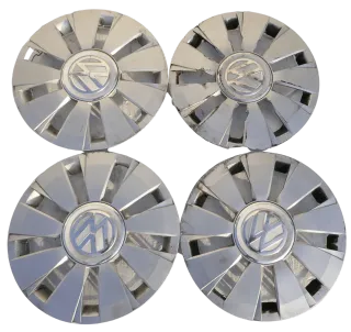 original 4 Stück VW Up Radkappe Radzierkappe 14 Zoll 1S0601147G - Bilder! - Bild 1