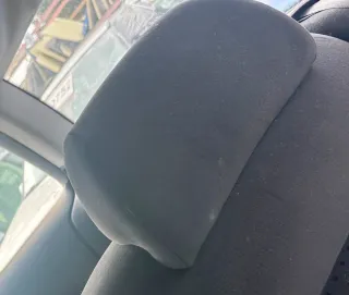 1x Passat 3B 3BG Kopfstütze Sitz Sitze hinten rechts /links Velour Karos schwarz - Bild 3