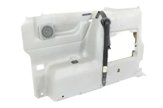 VW T4 Verkleidung Abdeckung Seite hinten rechts grau Multivan Klappe -ohneGurt - Bild 3