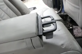 VW Passat 3C Limousine Sitz Rückbank Sitzfläche Sitze Leder grau hinten - Bild 3