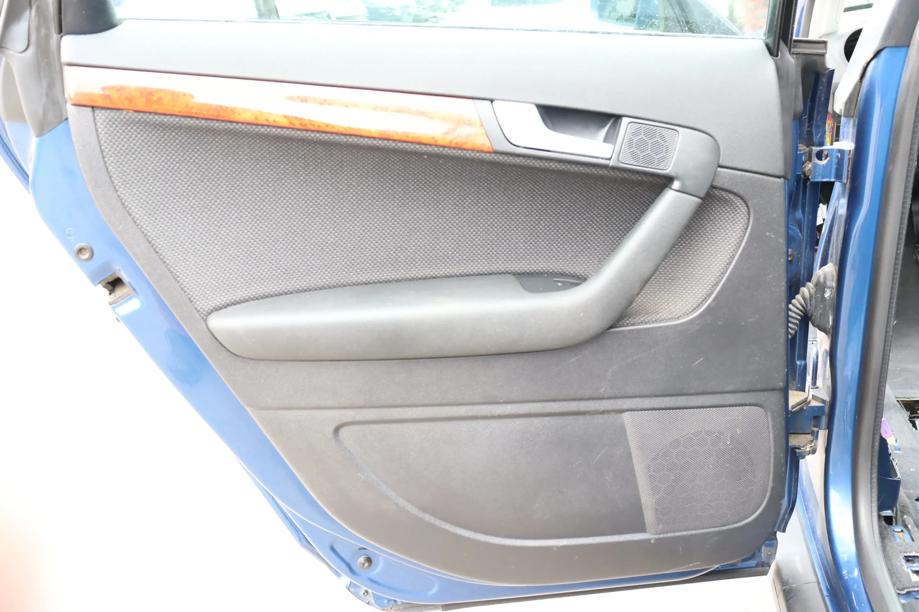 1x Audi A3 8P Türverkleidung Verkleidung Tür hinten links 4/5-Türer Holz - Bild 1