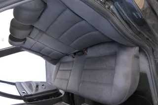 Audi A4 B5 Sitz Sitze hinten Rückbank Rücksitzbank Kombi schwarz Kopfstützen - Bild 1
