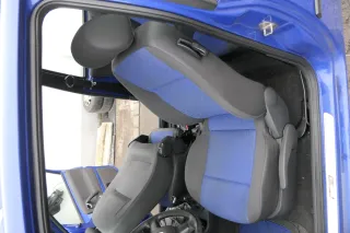 Seat Arosa Lupo Sitz vorne links Fahrersitz Höhenverstellung blau schwarz - Bild 4