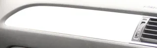 A6 4F Tacho Abdeckung Verkleidung aluminiumsilber-gebürstet 1NK Blende - Bild 1