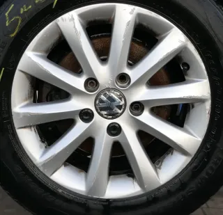 1x Felge Alufelge original VW Golf 5 Touran 6,5jx15H2 ET50 1K0601025CA Bristol 4 - Bild 1