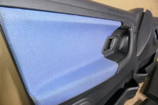 4 x Skoda Fabia 5J Stufenheck Türverkleidung Verkleidung Tür vorne hinten blau - Bild 2