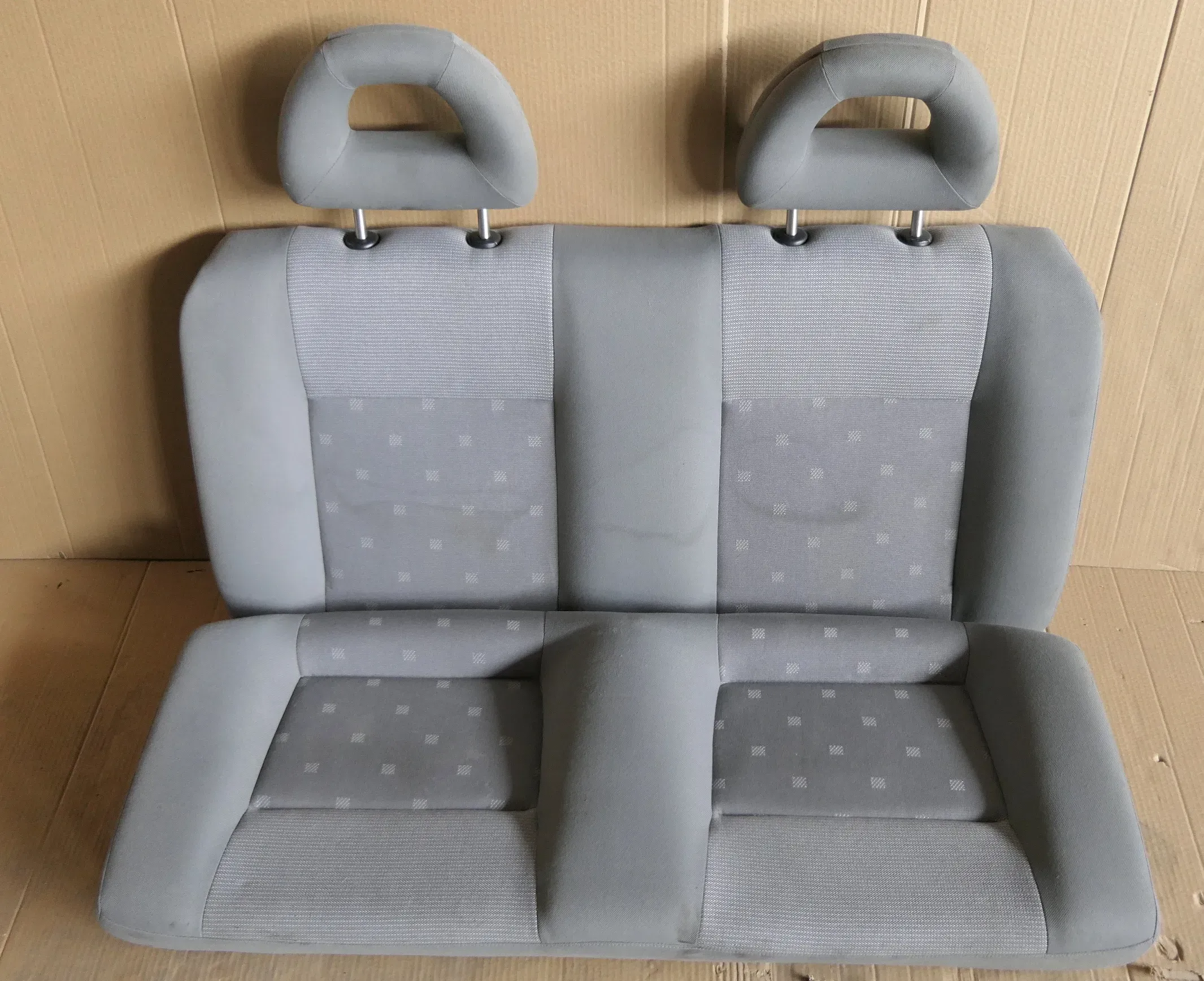 VW Lupo Seat Arosa Sitz Rückbank Sitzfläche Sitze Kopfstützen grau - Bild 1