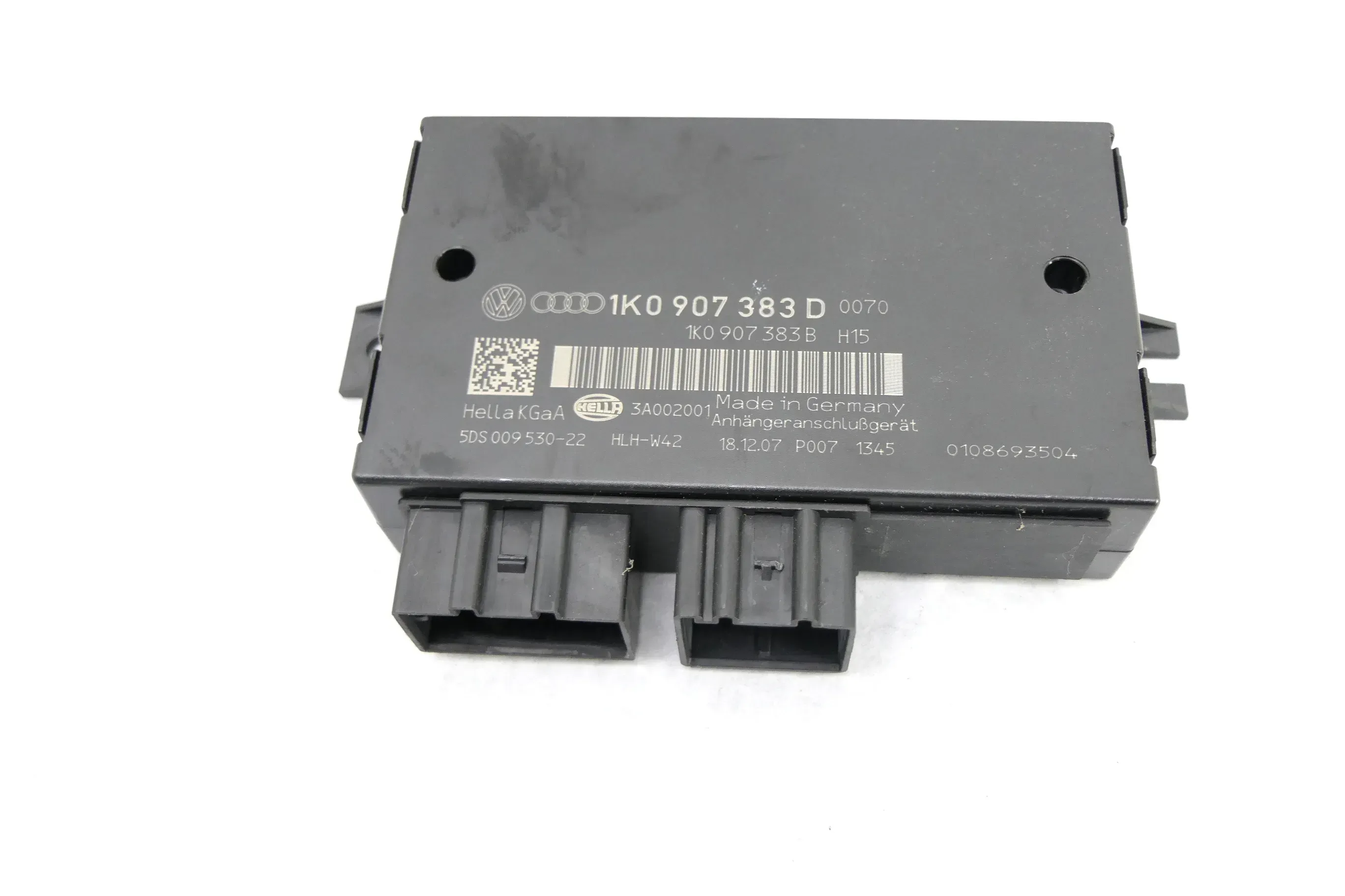 VW Golf 5 Passat 3C Steuergerät 1K0907383D Anhängerkupplung Anhängekupplung - Bild 1