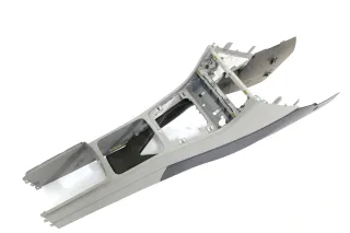 VW Passat 3C B6 Mitteltunnel Aschenbecher Verkleidung Abdeckung grau classicgrey - Bild 3