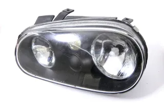 1x VW Golf 4 Scheinwerfer vorne links Angeleyes Optik Depo schwarz 44L-150L - Bild 1