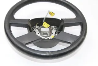 VW Polo 9N 9N3 Touran Fox Lenkrad 4-Speichen 1T0419091B für Airbag Leder - Bild 2