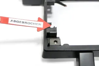 VW T4 Rahmen um Aschenbecher Abdeckung Mittelkonsole Verkleidung 7D1858089D - Bild 3