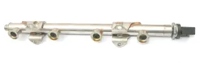 VW Polo 6R 6C Einspritzleiste Druckregelventil 1,4 Benziner 04E133320D Sensor CP - Bild 1