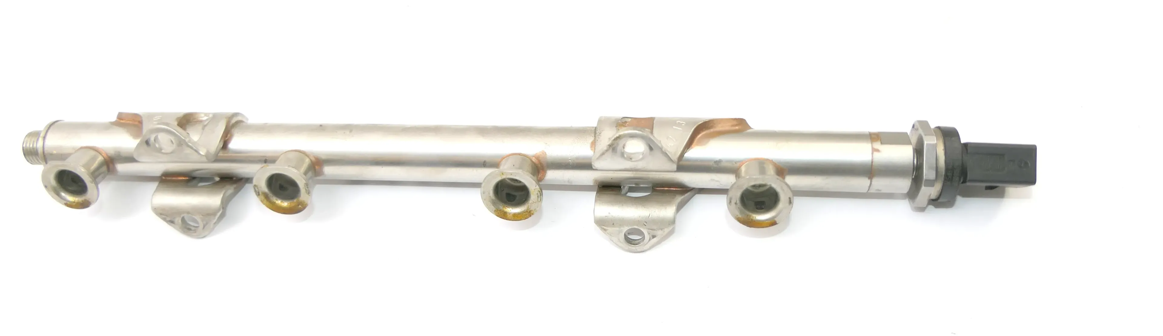 VW Polo 6R 6C Einspritzleiste Druckregelventil 1,4 Benziner 04E133320D Sensor CP - Bild 1