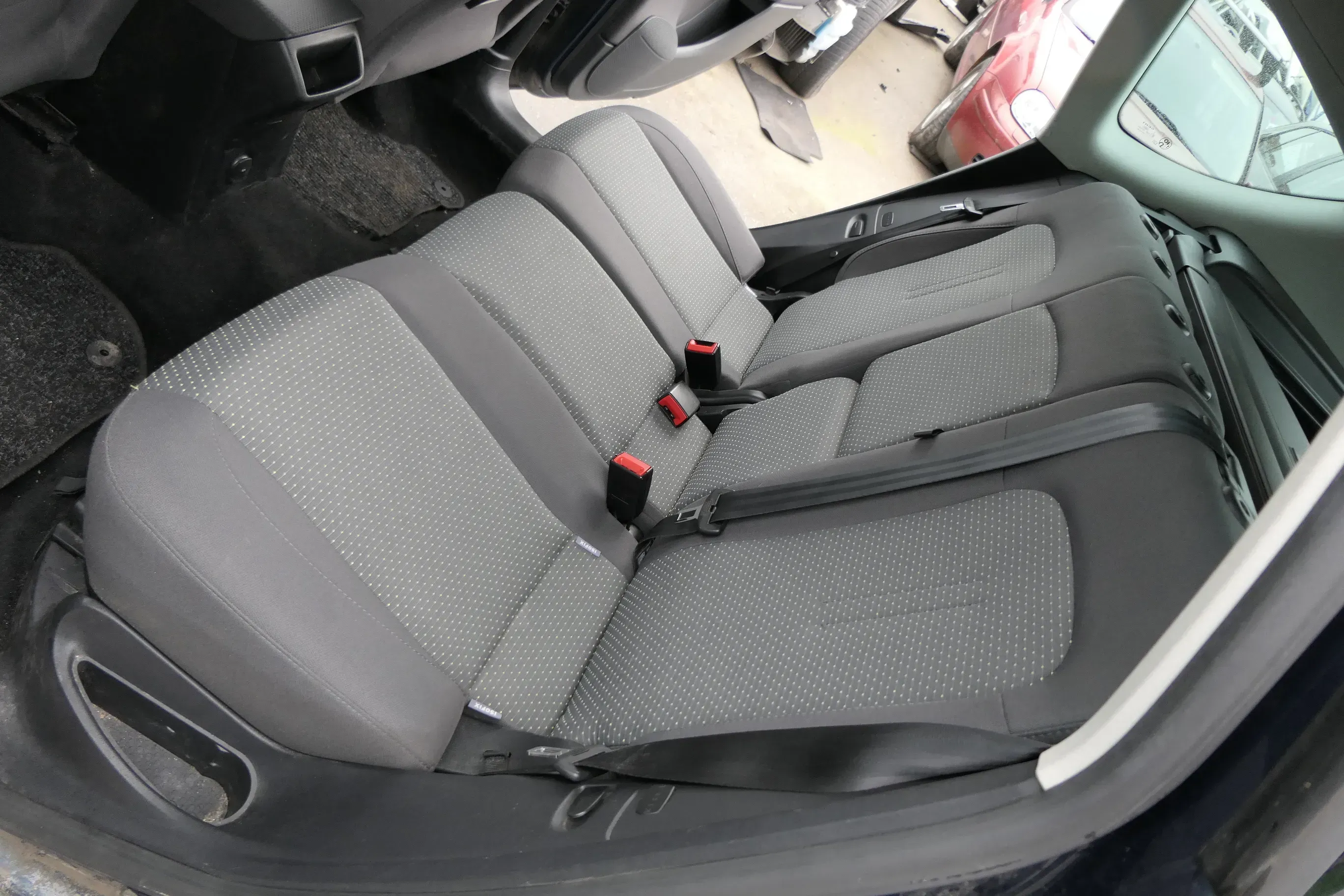 Seat Altea 5P XL Sitz Sitze hinten Rückbank Rücksitzbank 3 Punkt Lehne anthrazit - Bild 1