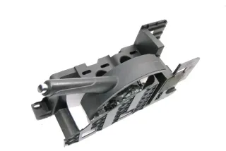 Seat Leon 1P Handbremse Feststellbremse Handbremshebel schwarz Abdeckung - Bild 1