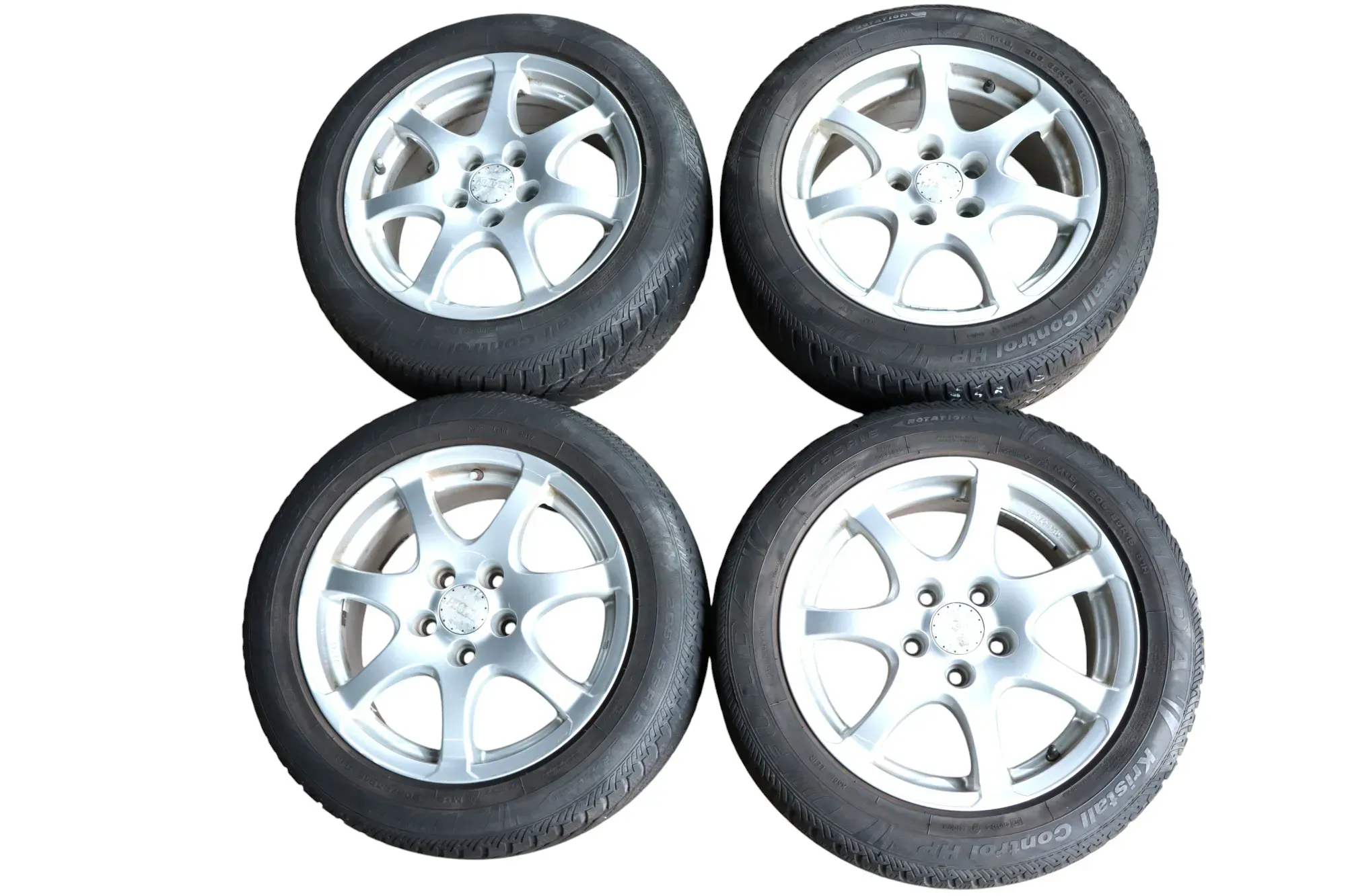 VW Golf Touran Alufelgen Winterreifen M&S Reifen Felgen 205/55 R16 91H - 4-5mm - Bild 1