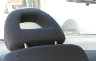 1x Seat Arosa o Lupo Kopfstütze vorne vorn rechts/links off-black (fast schwarz) - Bild 2