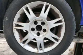 4x Polo 9N Ibiza Alufelgen Reifen 195/60 R15 -ca5-6,5mm Winterreifen 6L0601025A - Bild 5
