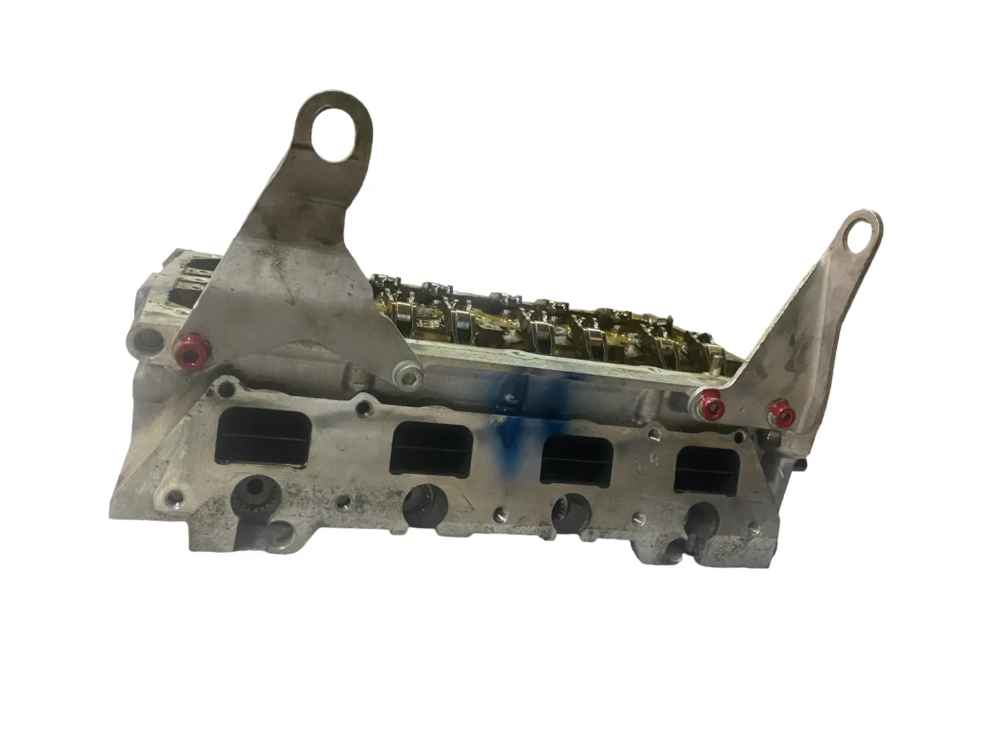 VW Golf 5 Plus Touran Kopf Zylinderkopf 1,6 FSI BLP BLF Ventile - Bild 1
