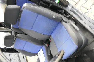 Seat Arosa 6H VW Lupo Sitz vorne links Fahrersitz Höhenverstellung blau schwarz - Bild 1