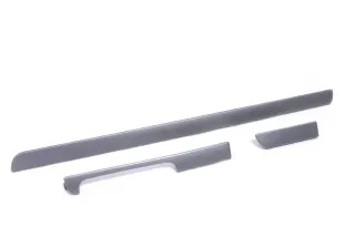 VW Golf 5 1K Verkleidung Abdeckung Dekor silber links + rechts netzoptik silber - Bild 4