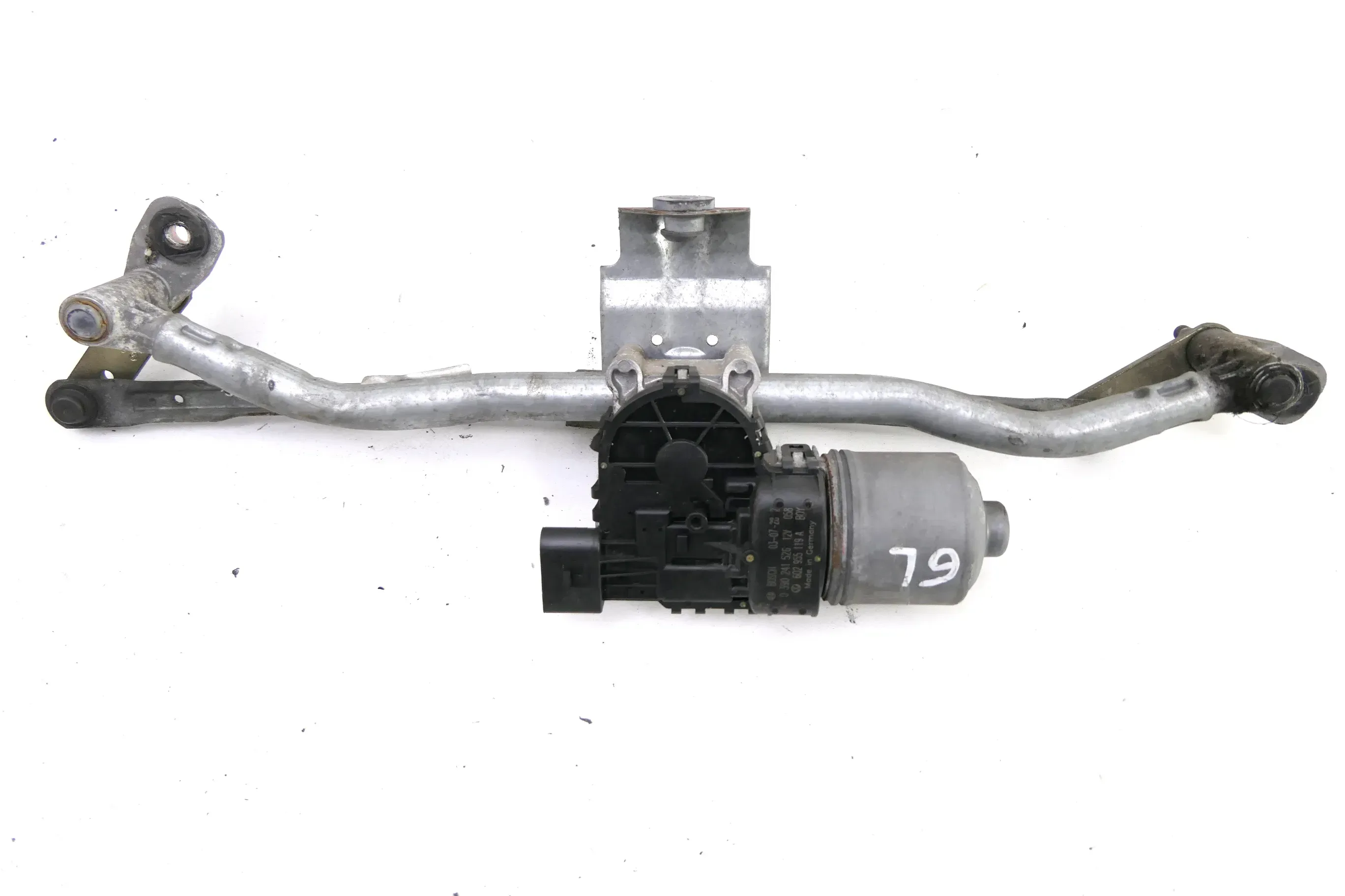Seat Ibiza 6L Wischergestänge Gestänge Scheibenwischer vorne 6L1955601 Motor - Bild 1