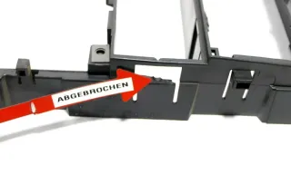 VW T4 Rahmen um Aschenbecher Abdeckung Mittelkonsole Verkleidung 7D1858089D - Bild 6