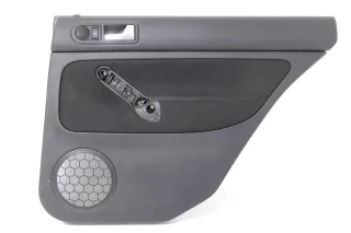 1x VW Golf 4 1J Kombi Türverkleidung Verkleidung Tür hinten rechts schwarz - Bild 1