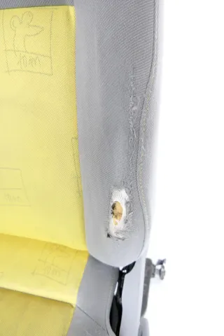 Seat Arosa VW Lupo Sitz vorn links Fahrersitz Höhenverstellung höhenverste gelb - Bild 5