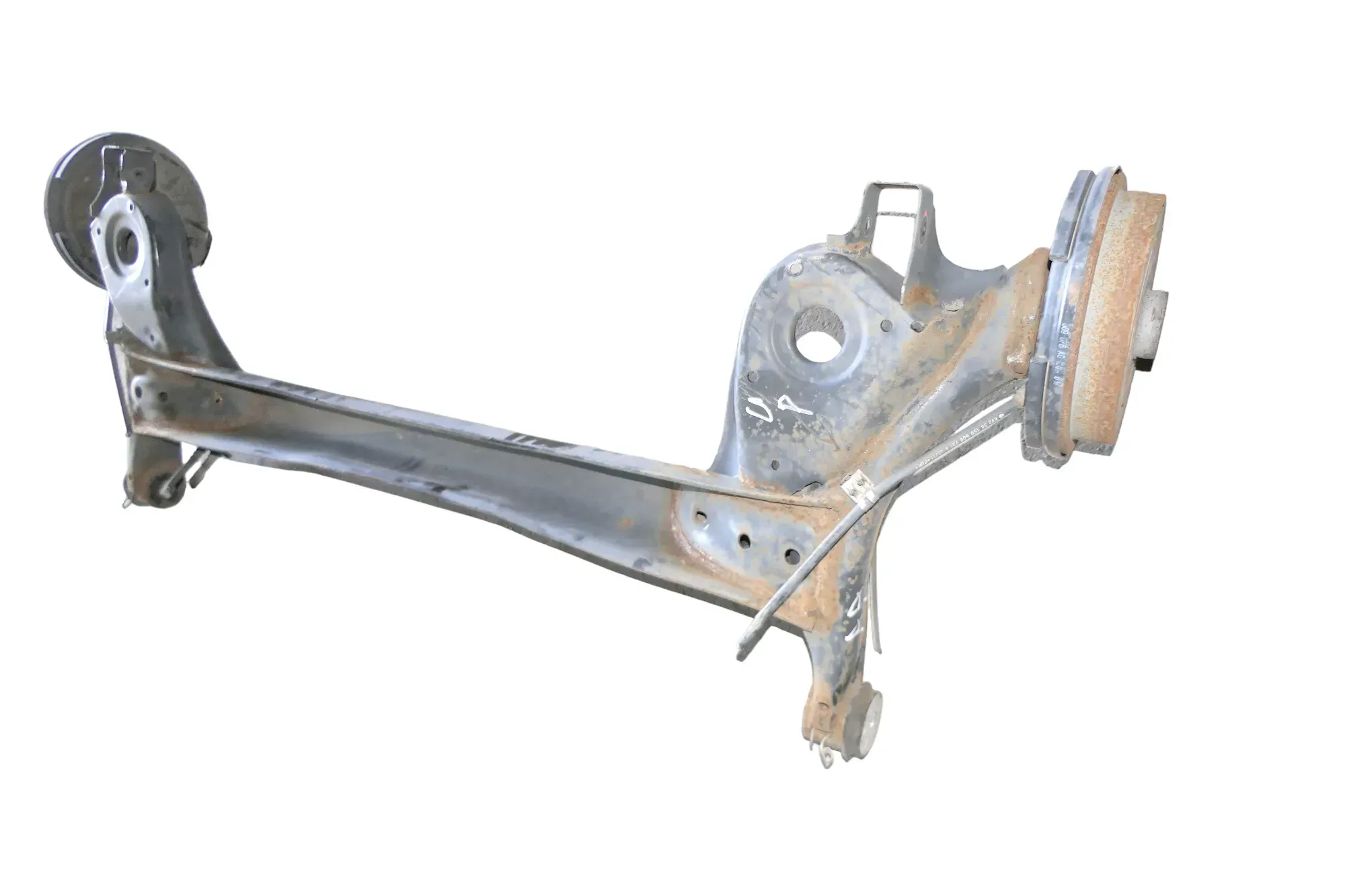 VW Up Seat Mii Achse hinten Hinterachse Achsträger mit ABS Trommelbremse - Bild 1