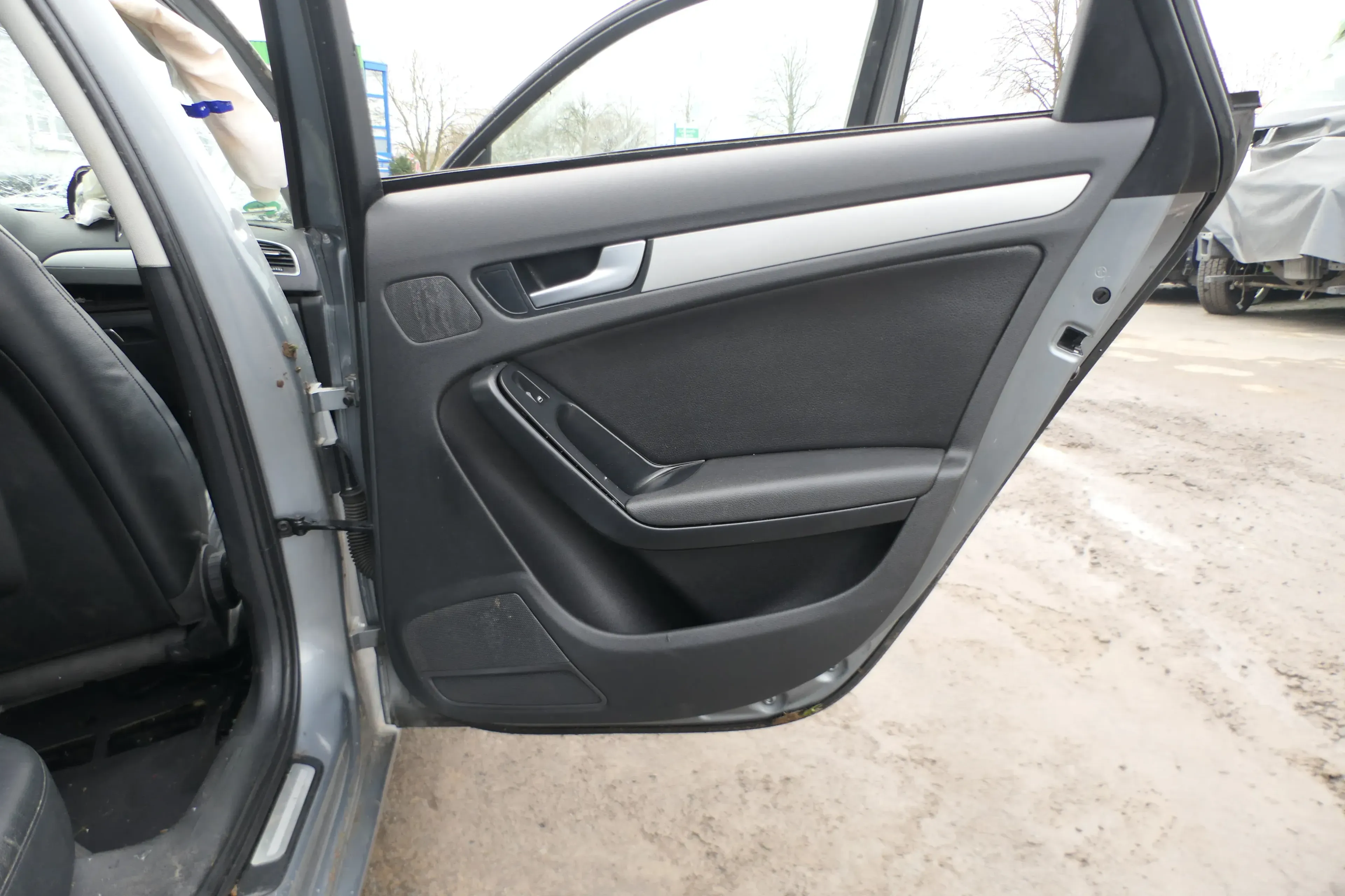 Audi A4 8K B8 Türverkleidung Verkleidung Tür hinten rechts Leder schwarz Milano - Bild 1