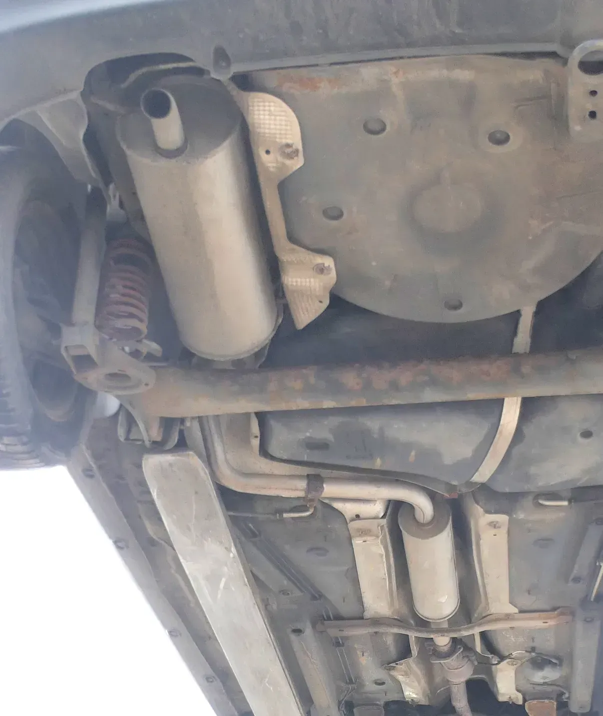 VW Polo 9N Ibiza 6L Auspuff Endschalldämpfer + Mittel hinten 1,4 BKY BBY - Bild 1