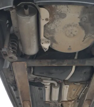 VW Polo 9N Ibiza 6L Auspuff Mittelschalldämp hinten 1,2 AWY AZQ BMD BME Hosenroh - Bild 3