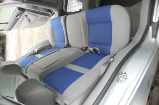 Golf 4 Limousine Sitz Rückbank Rücksitzbank Sitzfläche Sitze blau grau - Bild 8